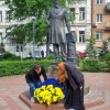 Покладання квітів Борису Грінченка